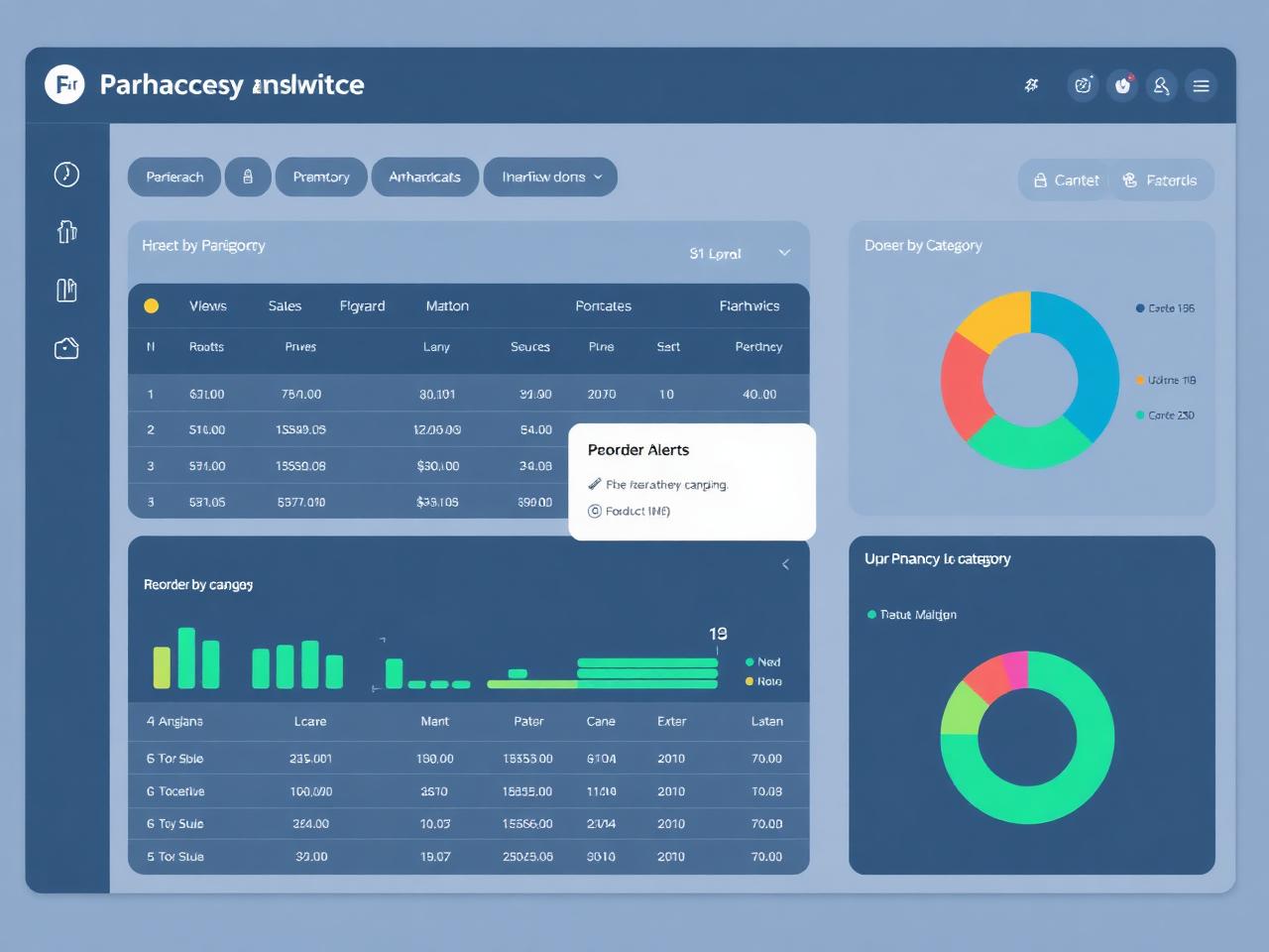 Inventory dashboard preview